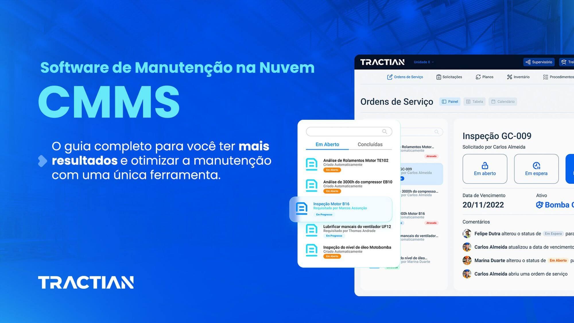 CMMS na Manutenção